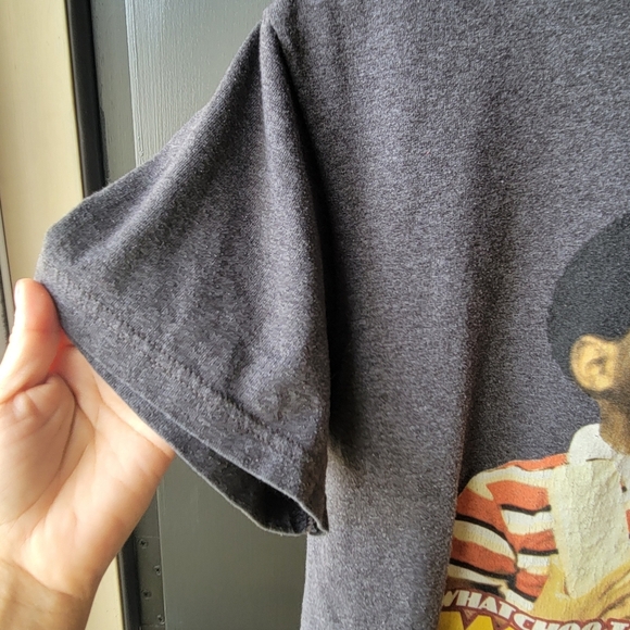 Diff’rent Strokes Graphic Shirt Medium Dark Grey Arnold Jackson Short Sleeve - Picture 9 of 11